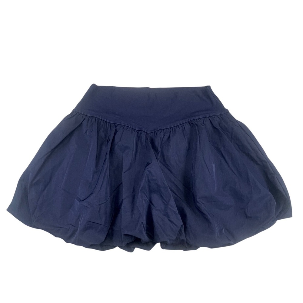 NWT Aerie Offline Real Me Navy Blue Bubble Skort V-Waist Athletic Skirt XL